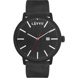 Černé pánské hodinky LAVVU LWM0175 COPENHAGEN RAVEN BLACK