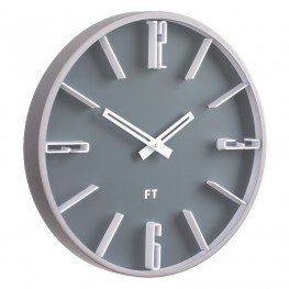 Designové nástěnné hodiny Future Time FT6010GY Numbers 30cm