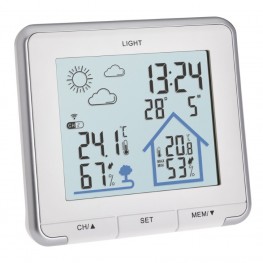 Domácí meteostanice s předpovědí počasí TFA 35.1153.02 LIFE - bílá