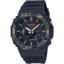 Hodinky Casio GA-2100SU-1AER Carbon Core Guard Utility Colors Series