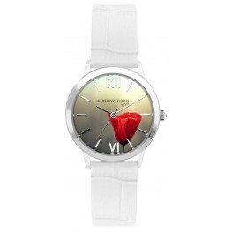 Hodinky SUNDAY ROSE Darling Poppy White SUN-D04