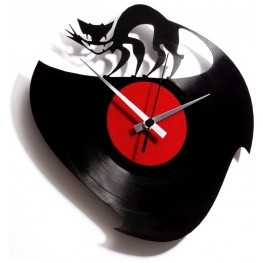 Hodiny Discoclock 003 Curiosity killed the cat 30cm