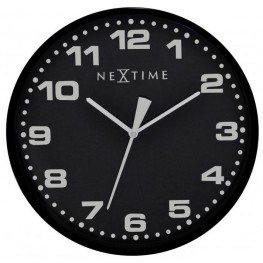 Hodiny NEXTIME 3053zw 35cm Dash black