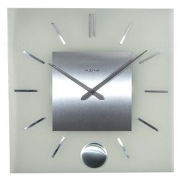 Hodiny NEXTIME 3146 Stripe Pendulum Square 40cm