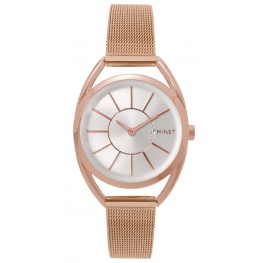 Růžové dámské hodinky MINET ICON ROSE GOLD MESH MWL5015