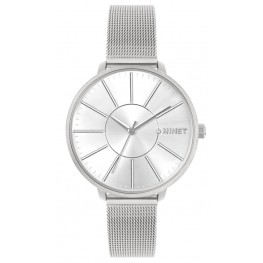 Stříbrné dámské hodinky MINET PRAGUE Pure Silver MESH MWL5137