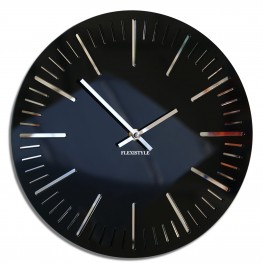 Flexistyle z112 - skleněné nástěnné hodiny