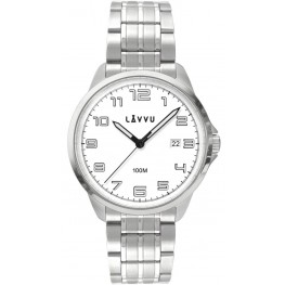LAVVU LWM0200 Stylové pánské hodinky SORENSEN White