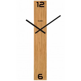 KUBRi 0110 - Dubové hodiny české výroby s minimalistickým designem