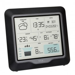 TFA35.1160.01 - Domácí meteostanice s předpovědí počasí a srážkoměrem RAIN PRO