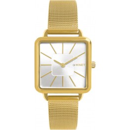MINET Zlaté dámské hodinky OXFORD ALL GOLD MESH MWL5127