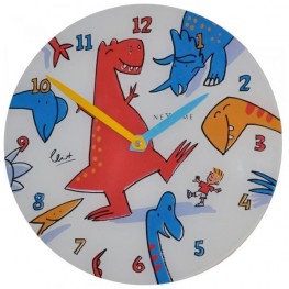 Hodiny NEXTIME 8813 30cm Dino dance