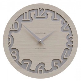 Hodiny CalleaDesign 10-002-81 Labyrinth 30 cm dub