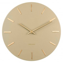 Designové nástěnné hodiny KA5821OG olive Karlsson 30cm