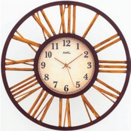 AMS 5577 - stylové hodiny řízené signálem o průměru 50 cm