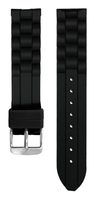 CLOCKODILE Silikonový černý řemínek k dětským hodinkám CSB0082