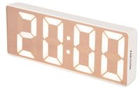 Designové LED hodiny - budík KA5877WH Karlsson 16cm