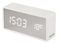 Designové LED hodiny - budík KA5879WH Karlsson 15cm