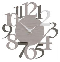 Designové hodiny CalleaDesign 10-020-83 Russel 45cm dýha tmavý dub