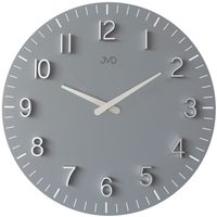 JVD HC404.3 - 40 cm hodiny v šedo stříbrném odstínu