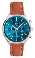 LAVVU Pánské hodinky CHRONOGRAPH NORRLAND s vodotěsností 100M LWM0233