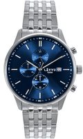 LAVVU Pánské hodinky YSTAD Chronograph Blue s vodotěsností 100M LWM0250