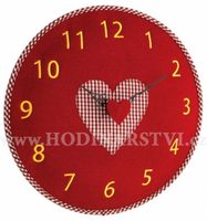 Nástěnné hodiny s motivem srdce TFA 60.3025.05
