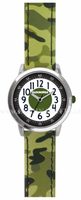 Svítící zelené chlapecké hodinky CLOCKODILE ARMY CWB0031