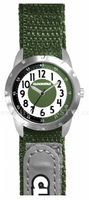 Zelené reflexní dětské hodinky na suchý zip CLOCKODILE REFLEX CWX0023