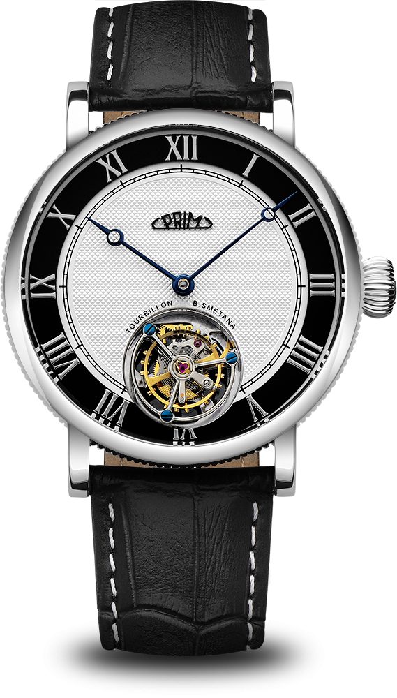 Hodinky PRIM Tourbillon Bedřich Smetana Gold W91P.13235.B